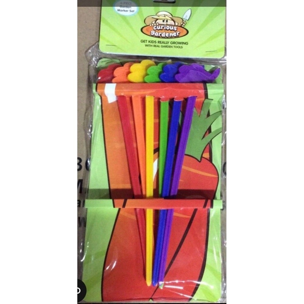 Curious Gardener Lightweight Design Garden Marker Set. (6 Sets)